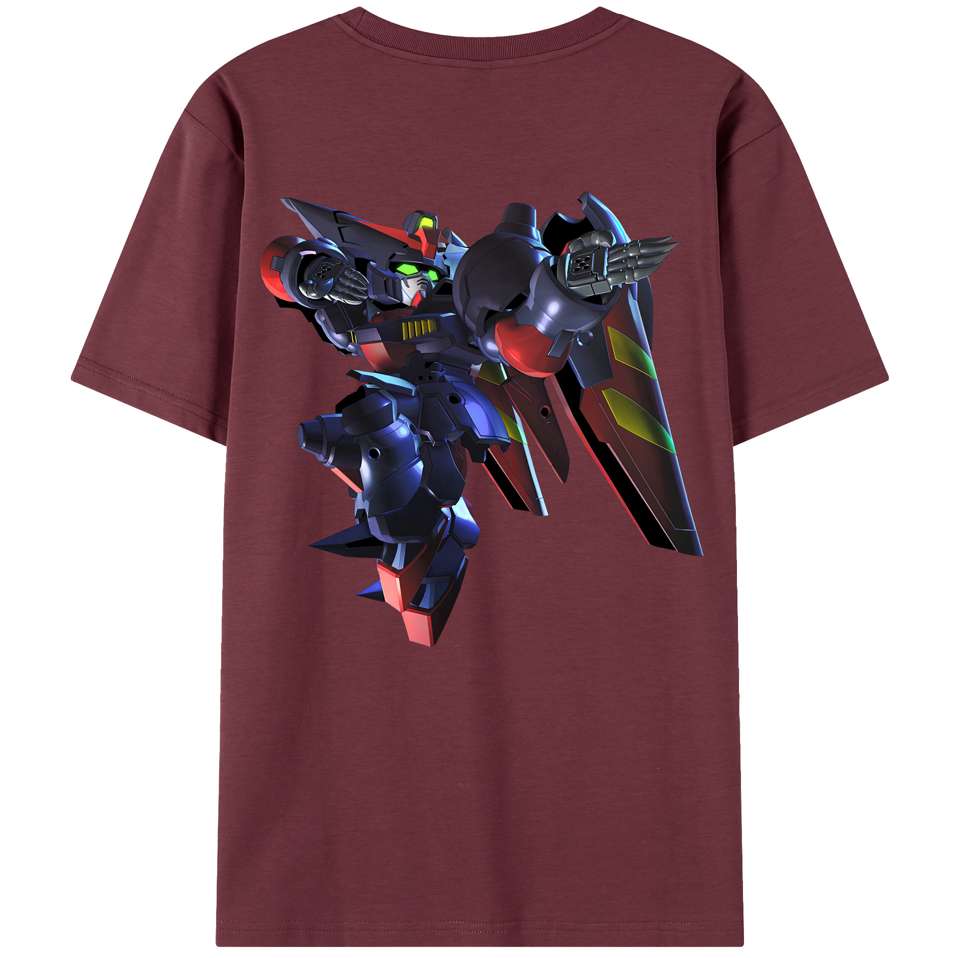 （画像用） 機動戦士ガンダム Mobile Suit Gundam 綿100％半袖Tシャツ（背面プリント）